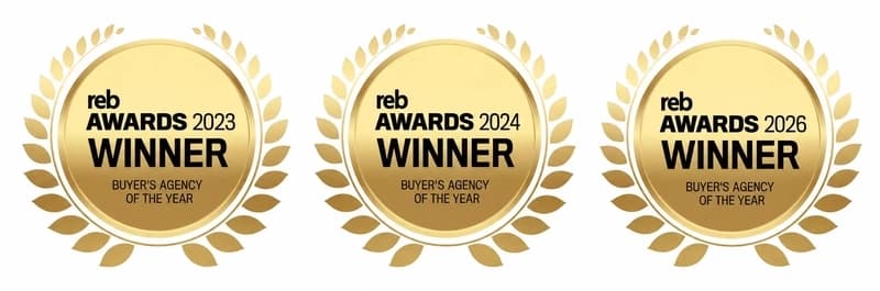 REB Awards Winner, Buyer's Agency of the Year - 2023, 2024, 2026